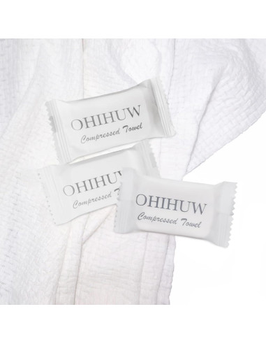 Toalla Desechable Grande OHIHUW 30 Piezas Algodón Reutilizable