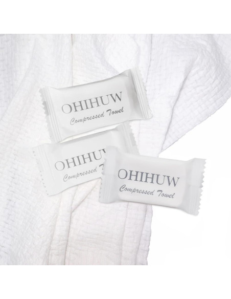 Toalla Desechable Grande OHIHUW 30 Piezas Algodón Reutilizable