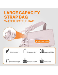 Soporte para Botella de Agua RELITRK Shb-002 Rosa 0.95-1.18L 2