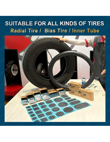 Parches de Reparación de Neumáticos PAX 32mm - 50 Pcs