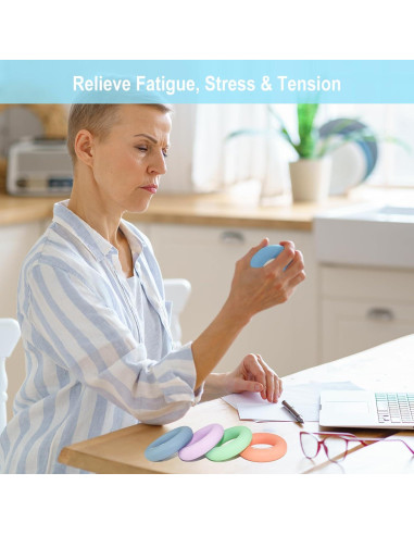 Entrenador de Fuerza de Agarre SIMPLECOOL 60lb Silicona Azul