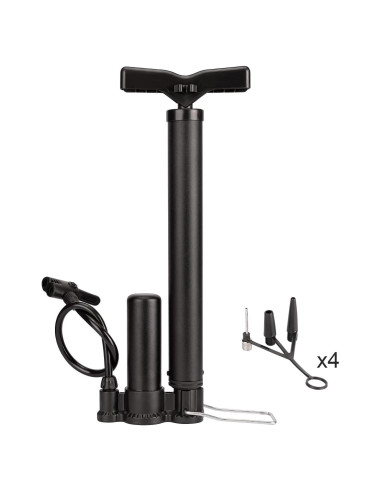 Bomba de Bicicleta HOMEE Portátil 130Psi Doble Válvula