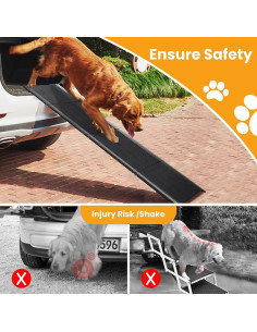 Rampa Plegable para Perros PALATALA 180 cm Antideslizante 2