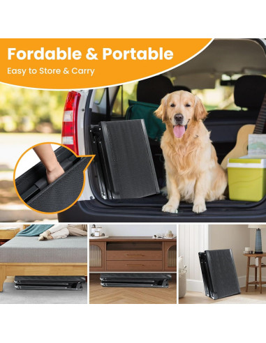 Rampa Plegable para Perros PALATALA 180 cm Antideslizante