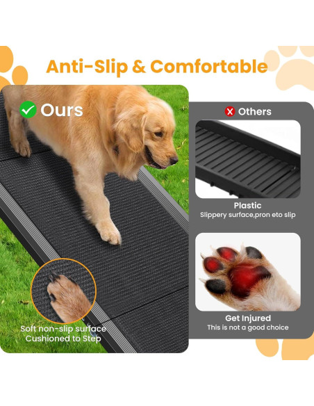 Rampa Plegable para Perros PALATALA 180 cm Antideslizante
