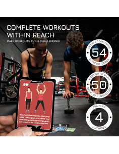 Baraja de Ejercicio MÁXIMOS LÍMITES - 54 Cartas Fitness 2