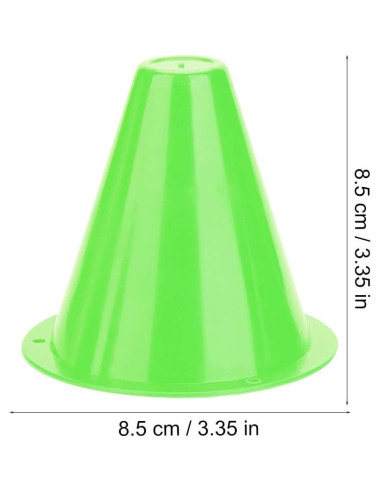 Conos de Entrenamiento de Fútbol Yosoo - 10 Piezas 8.5 cm