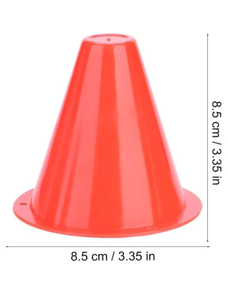 Conos de Entrenamiento de Fútbol Liyeehao - 10 Piezas 8.5 cm