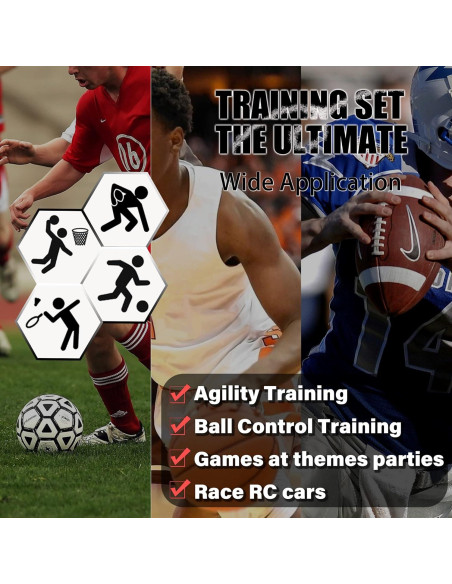 Conjuntos de Conos Deportivos Hosolee 6 Piezas 22.86 cm