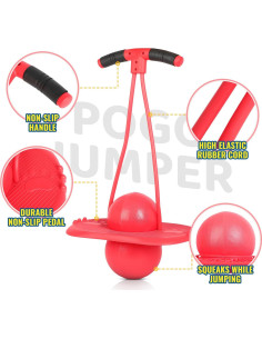 Pogo Ball FAHKNS para Niños 4-12 Años - Juguete Saltar Seguro 2