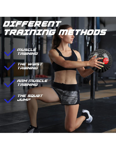 Slam Ball 3.63 kg GOOGIC Balón Medicinal para Ejercicio