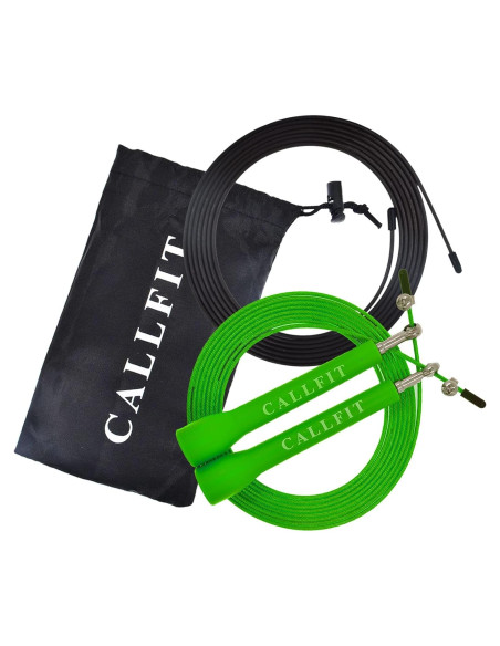 Cuerda de Salto Rápido Callfit 3.05m Ajustable Doble Rodamiento