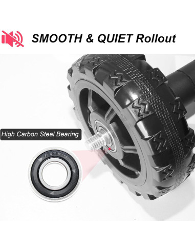 Rueda de Abdominales PALLOTH, Soporta 399 kg, Silenciosa