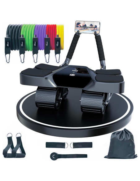 Rodillo Abdominal Royal Blaze 4 Ruedas con Soporte para Codos