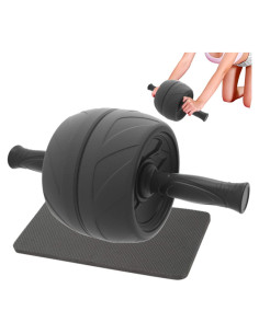 Rueda Abdominal LEZER Extra Ancha 13.97 cm con Almohadilla