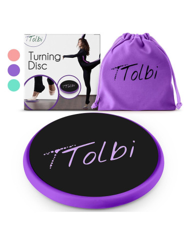 Tablero de Giro Tolbi para Bailarines - Disco Púrpura 14cm