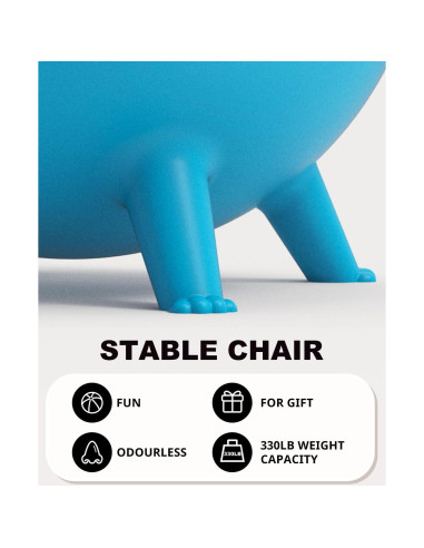 Silla de Pelota de Yoga Trideer 45cm Azul para Niños