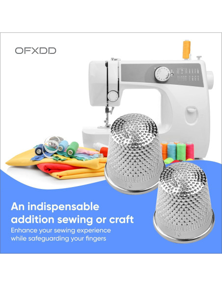 Dedales de Metal OFXDD para Coser a Mano - Acero Inoxidable
