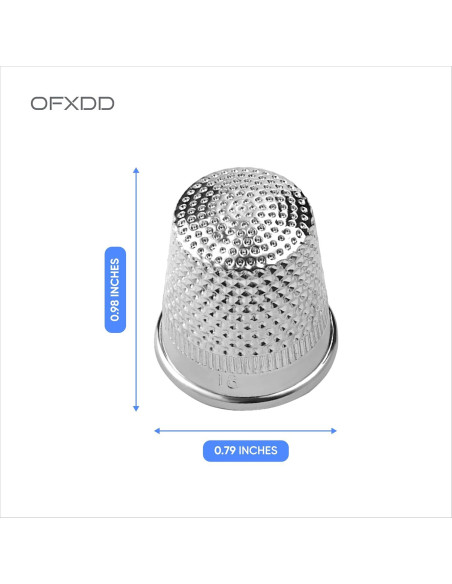 Dedales de Metal OFXDD para Coser a Mano - Acero Inoxidable