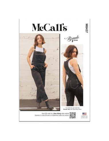 Patrón de Costura Overoles Dama McCall's M8437 Tallas 6-14