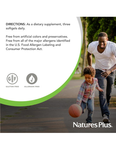 Suplemento de Hierro Hema-Plex NaturesPlus - 60 Gelatinas Veganas