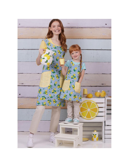 Patrón de Costura Delantales Reversibles Simplicidad SS9969A S-L