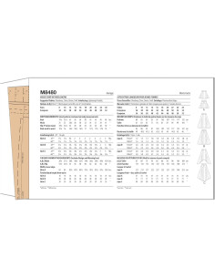 Patrón de Costura McCall's M8480 para Falda Dama Tallas 8-16 2