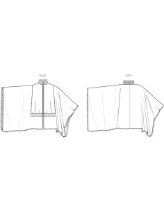 Patrón de Costura Capa Bomber Mujer Know Me ME2102 Tallas XS-XXL 2