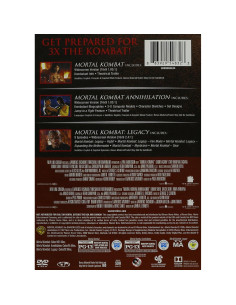 Colección Mortal Kombat en DVD - 2 Discos - Warner 2