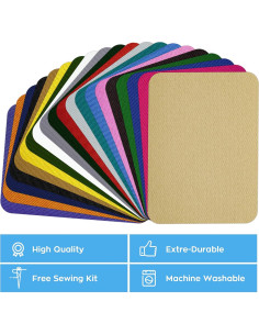 Parche de Planchar HTVRONT 20 Piezas Multicolor 9.4x12.4 cm 2