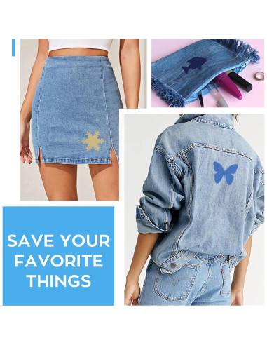 Parche de Planchar HTVRONT 20 Piezas Multicolor 9.4x12.4 cm