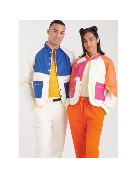 Patrón de Costura Unisex Chaqueta Acolchada Simplicidad SS9896A