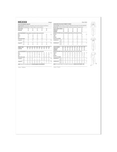 Kit de Patrón de Costura Conóceme McCall's ME2008 Tallas 20W-28W 2