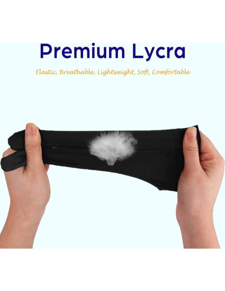 Guante de Dibujo AKX para Tableta Gráfica - 2 Dedos, Negro