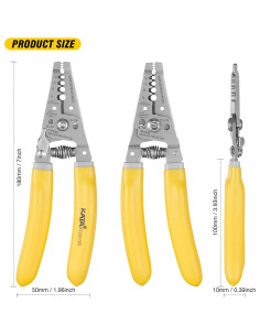 Pelacables KATA 4-12 AWG, Cortador y Crimpadora Ergonómica 2