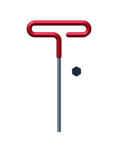 Llave Hexagonal T-Handle Eklind 51916 1/4" Mango Acolchado