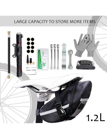 Kit de Reparación de Neumáticos de Bicicleta DERERSTE U-BTRTK