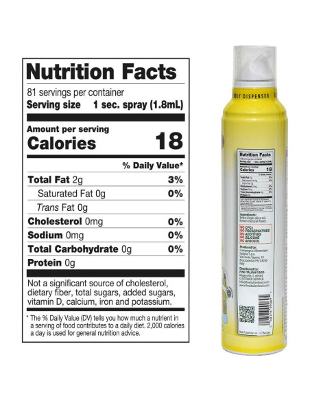 Spray de Aceite de Oliva Virgen Extra Limón Mantova 236ml