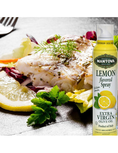 Spray de Aceite de Oliva Virgen Extra Limón Mantova 236ml