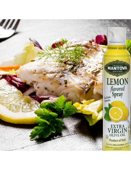 Spray de Aceite de Oliva Virgen Extra Limón Mantova 236ml