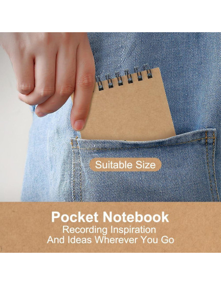 Juego de 12 Cuadernos Pequeños Wavamawa 3x5 Rayados