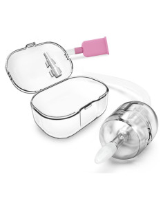 Aspirador Nasal Manual HuBDIC Rosa para Bebés y Niños