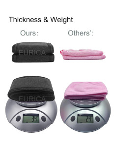 Banda para el cabello EUICAE, 6 unidades elásticas lavables 2