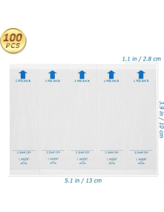 200 Fundas Desechables para Termómetros Digitales HEALLILY 2