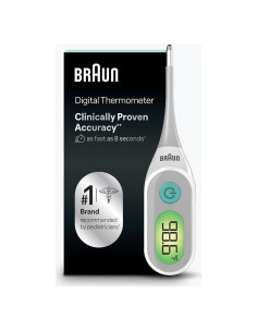 Termómetro Digital Braun PRT2100US, Precisión Clínica, Uso Oral, Rectal y Axilar