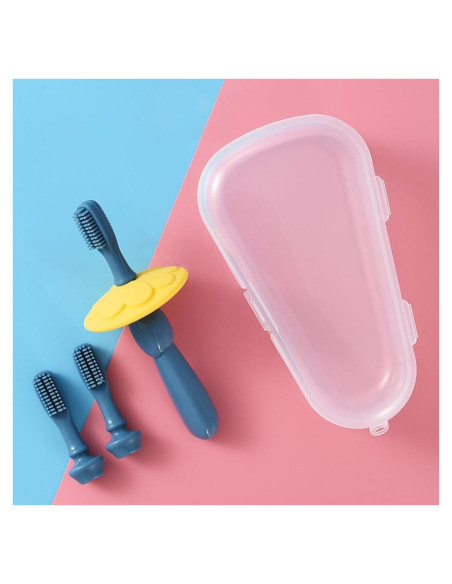 Cepillo de Dientes para Bebés XYC con Ventosa y Cepillo de Dedo