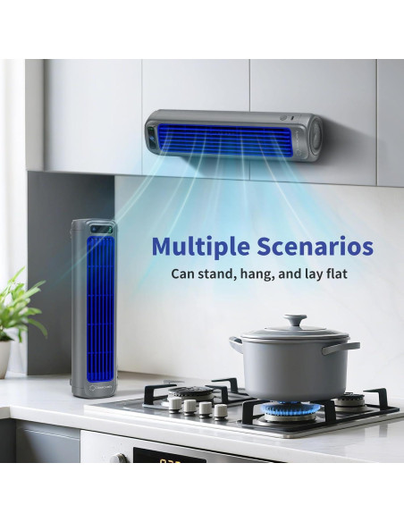 Ventilador de Escritorio ClimaComfy Sin Aspas 12" Recargable