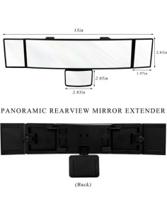 Espejo Retrovisor 38.1 cm FSTURIOS con Espejo para Bebé 2