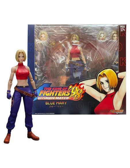 Figura de acción Storm Collectibles Blue Mary 1/12 Rey de Luchadores '98