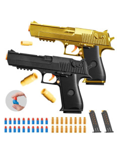 2 Pistolas de Juguete M1911 PISTOLAIFY con Dardos de Espuma